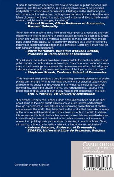 The Economics of Public-Private Partnerships