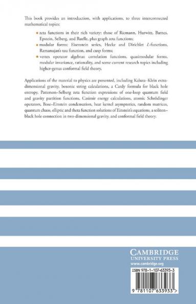 A Window into Zeta and Modular Physics