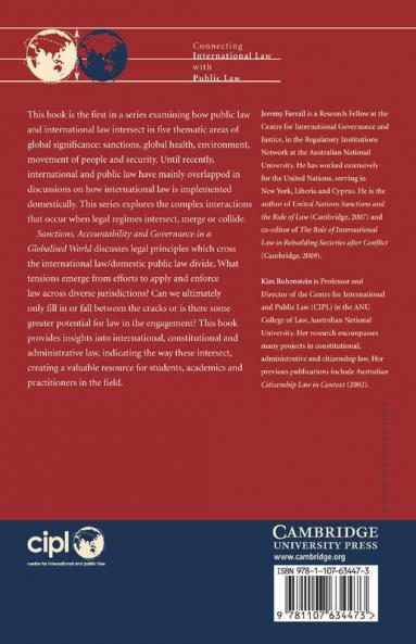 Sanctions Accountability and Governance in a Globalised             World