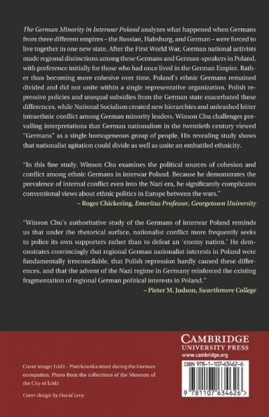 The German Minority in Interwar Poland