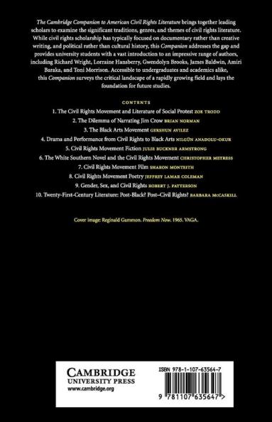 The Cambridge Companion to American Civil Rights Literature