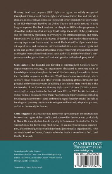 Conflict and Housing Land and Property Rights