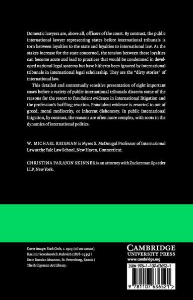 Fraudulent Evidence before Public International Tribunals
