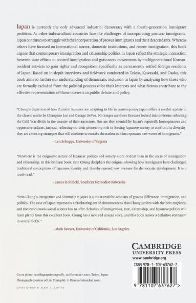 Immigration and Citizenship in Japan