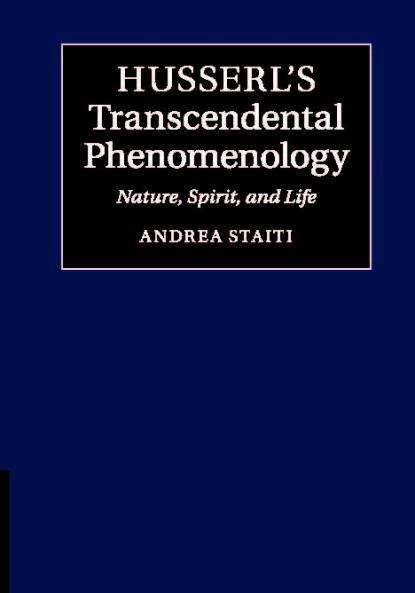 Husserl's Transcendental Phenomenology