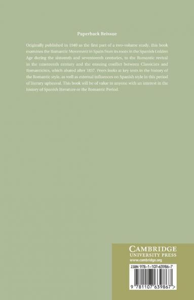 A History of the Romantic Movement in Spain