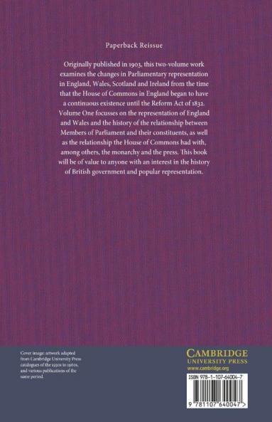 The Unreformed House of Commons