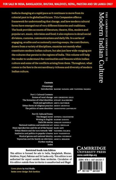 The Cambridge Companion to Modern Indian Culture