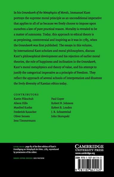 Kant's 'Groundwork of the Metaphysics of Morals'