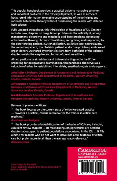 Handbook of ICU Therapy