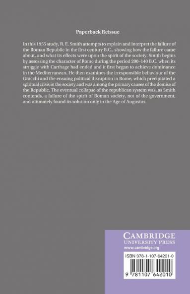 The Failure of the Roman Republic