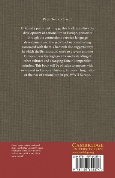 The Nationalities of Europe and the Growth of National Ideologies