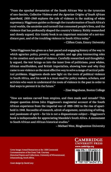 Collective Violence and the Agrarian Origins of South African Apartheid 1900-1948