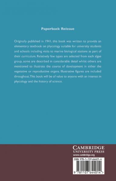 An Introduction to the Study of Algae