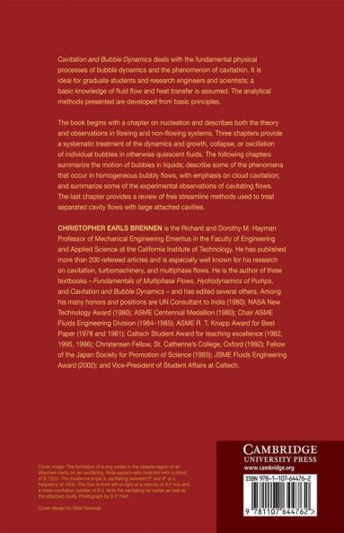 Cavitation and Bubble Dynamics