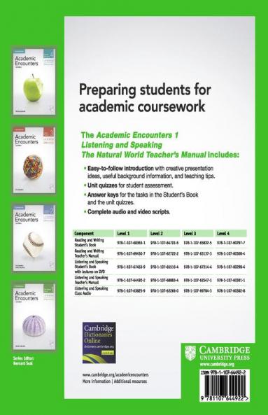 Academic Encounters Level 1