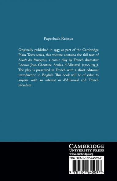 L'Ecole des Bourgeois