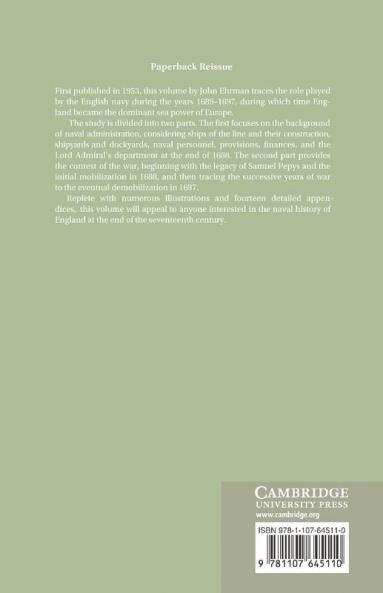 The Navy in the War of William III 1689 1697