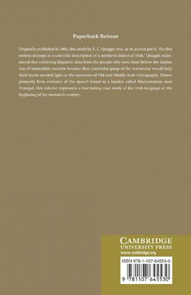 A Dialect of Donegal