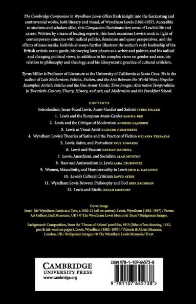 The Cambridge Companion to Wyndham Lewis