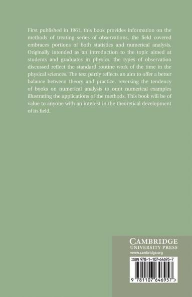Numerical Methods of Curve Fitting. P.G. Guest