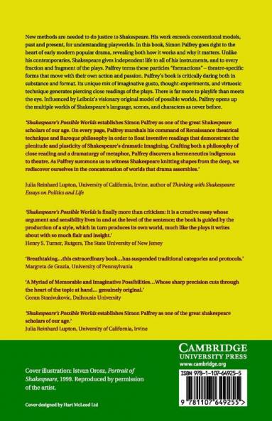 Shakespeare's Possible Worlds