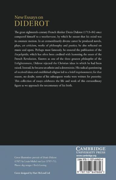 New Essays on Diderot