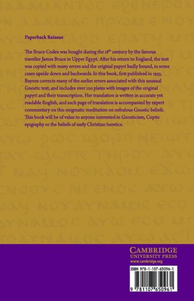 A Coptic Gnostic Treatise