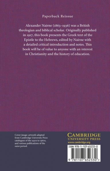 The Epistle to the Hebrews