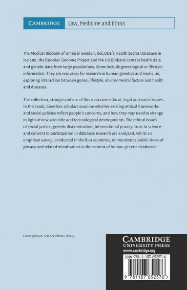The Ethics and Governance of Human Genetic Databases