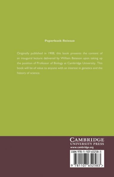 The Methods and Scope of Genetics