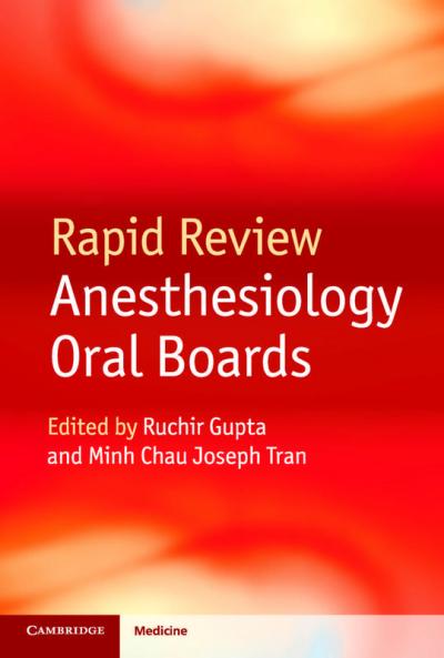 Rapid Review Anesthesiology Oral Boards