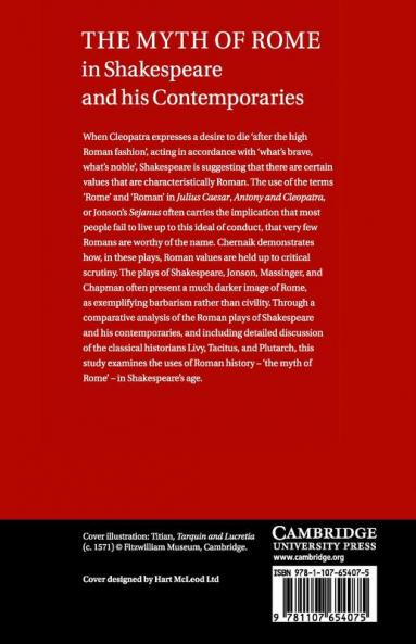The Myth of Rome in Shakespeare and His Contemporaries