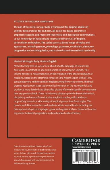 Medical Writing in Early Modern English