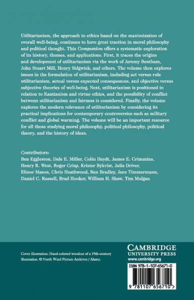 The Cambridge Companion to Utilitarianism