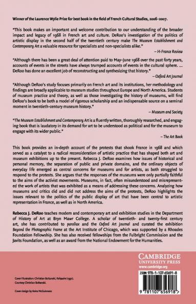 The Museum Establishment and Contemporary Art