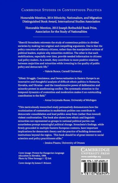 Ethnic Struggle Coexistence and Democratization in Eastern Europe