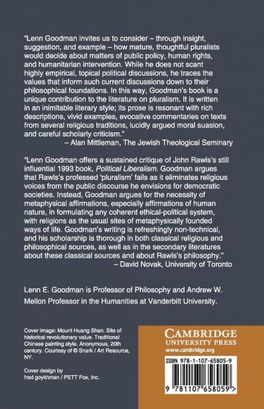 Religious Pluralism and Values in the Public Sphere