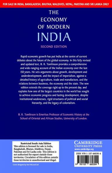 The Economy of Modern India: From 1860 to the Twenty-First Century 2nd Edition (The New Cambridge History of India Vol. 3 Part 3)