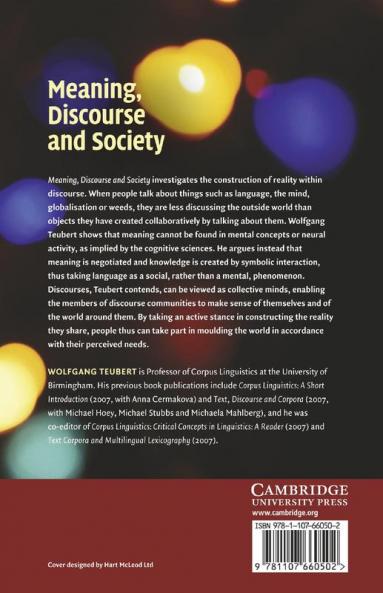 Meaning Discourse and Society