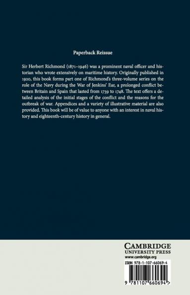 The Navy in the War of 1739-48