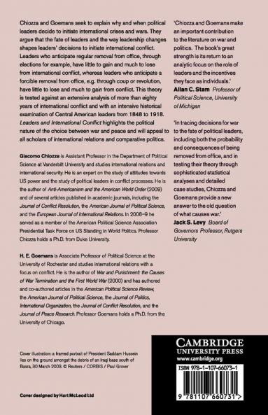 Leaders and International Conflict