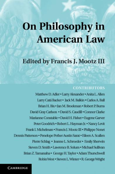 On Philosophy in American Law
