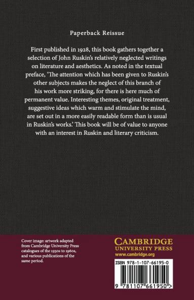 Ruskin as Literary Critic