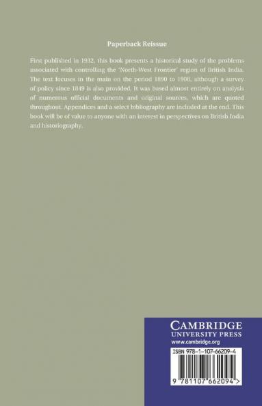The Problem of the North-West Frontier 1890 1908