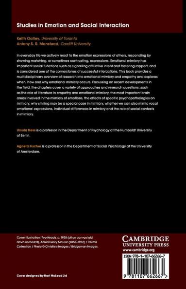 Emotional Mimicry in Social Context