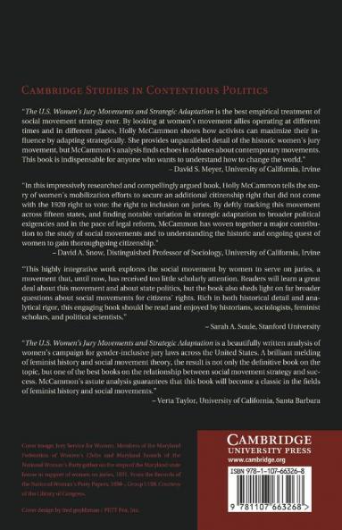 The U.S. Women's Jury Movements and Strategic Adaptation