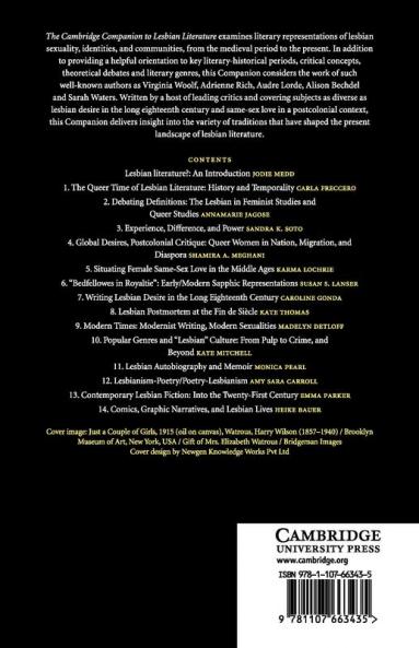 The Cambridge Companion to Lesbian Literature