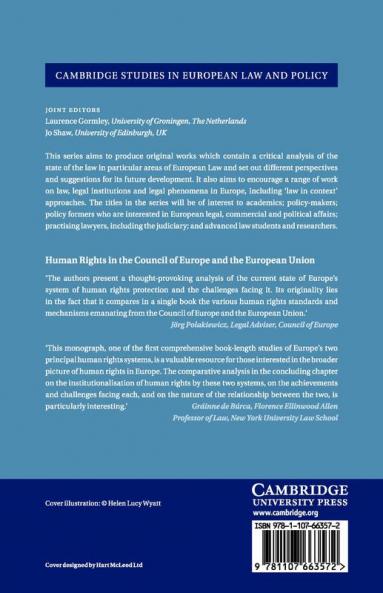 Human Rights in the Council of Europe and the European             Union