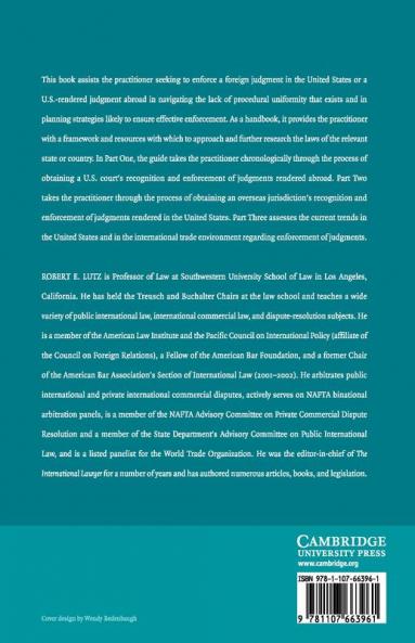 A Lawyer's Handbook for Enforcing Foreign Judgments in the United States and Abroad